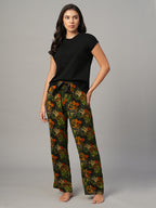 Women's Multi 100% Viscose Regular Fit Pyjama
