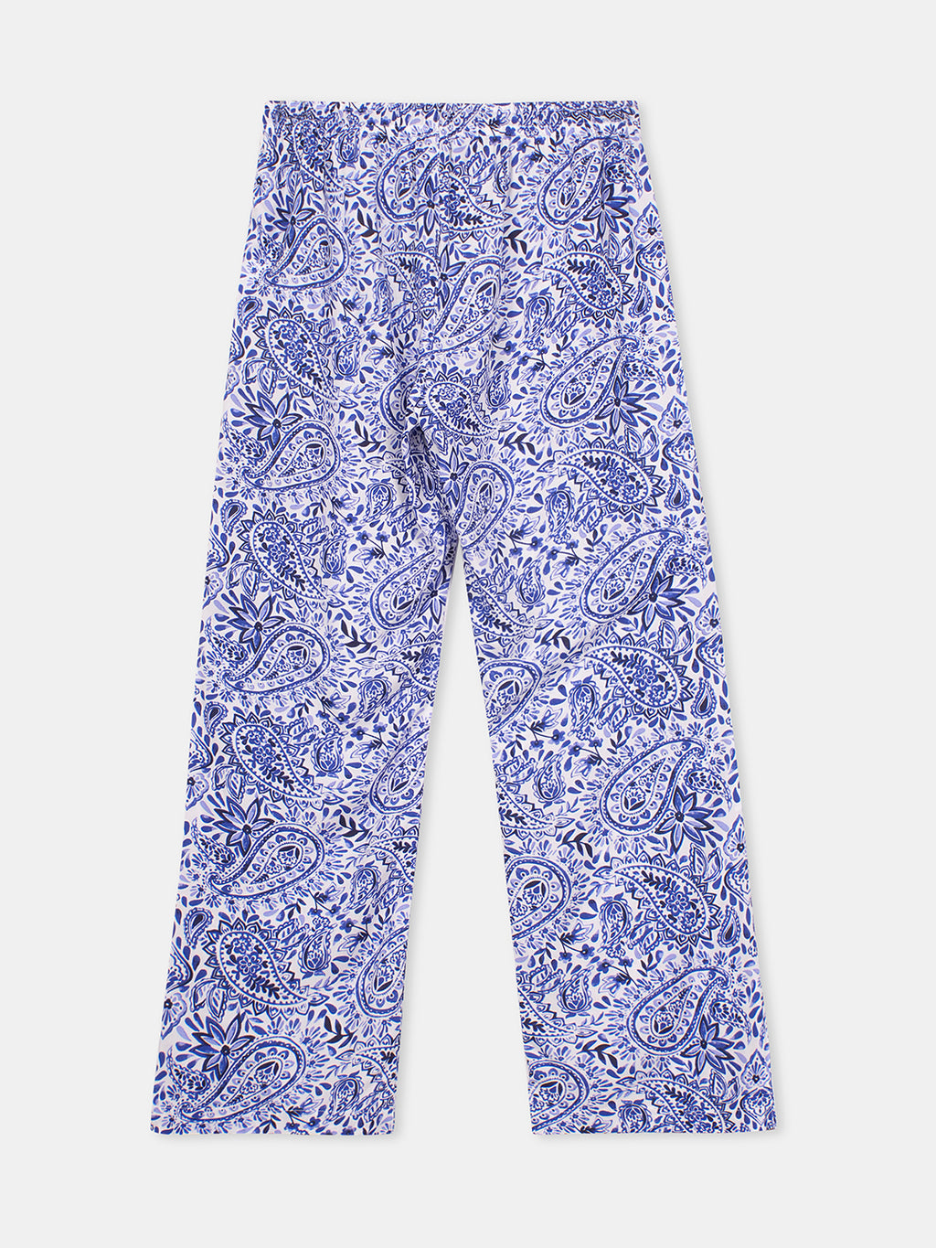 Women's Blue 100% Viscose Regular Fit Pyjama