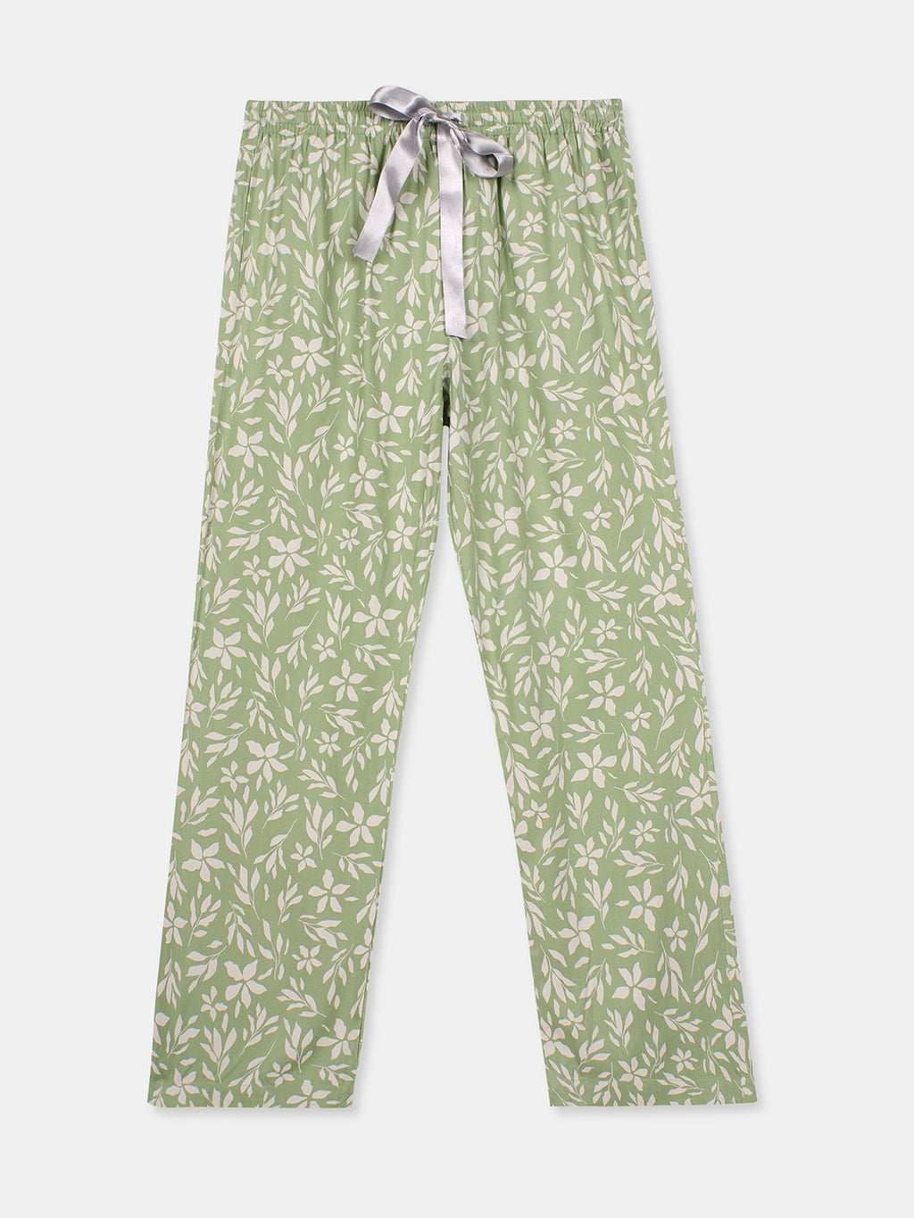 Women's Green 100% Viscose Regular Fit Pyjama