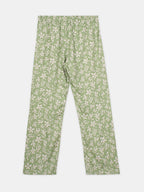 Women's Green 100% Viscose Regular Fit Pyjama