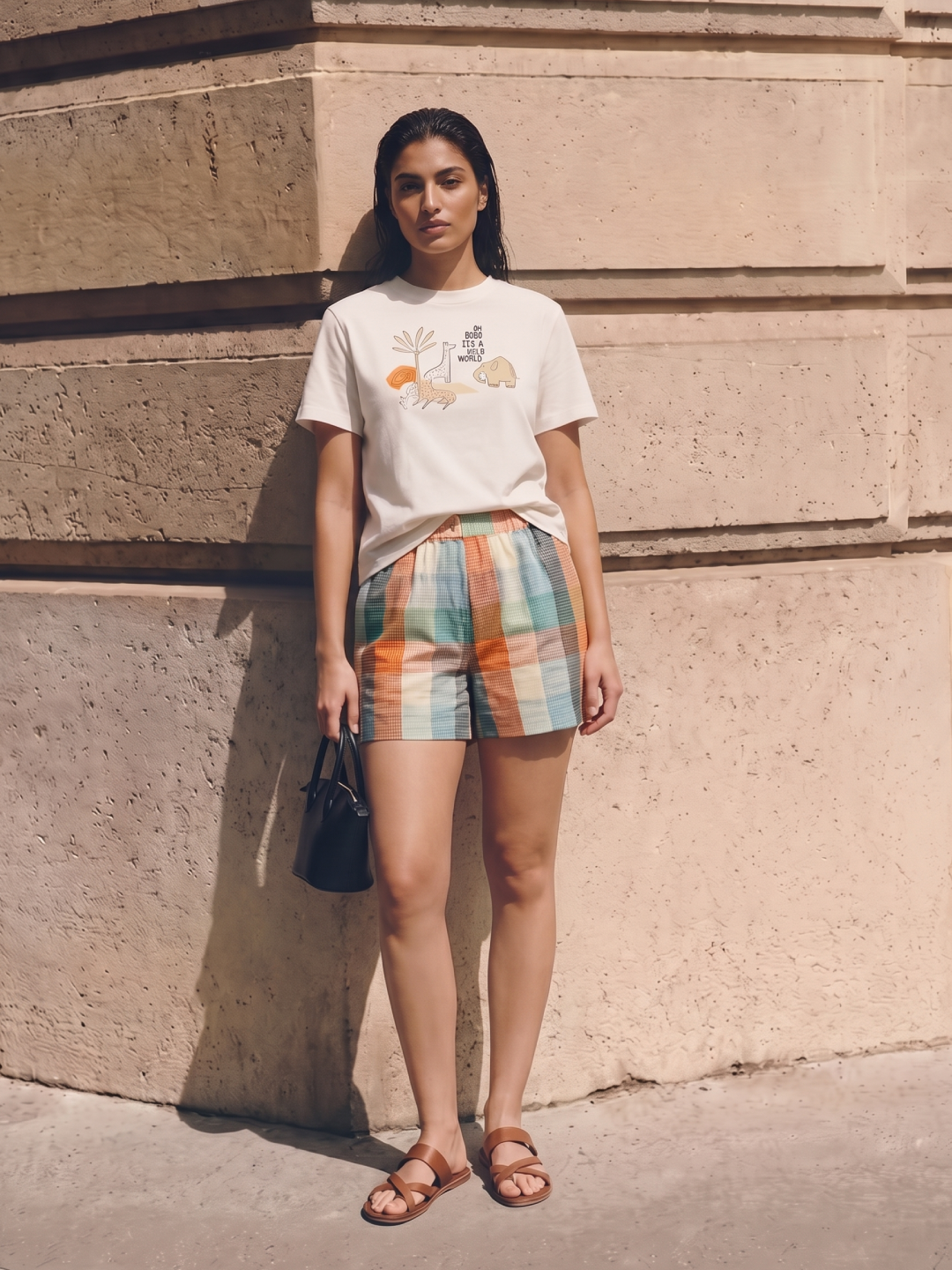 Women's Multi 100% Cotton Regular Fit Shorts