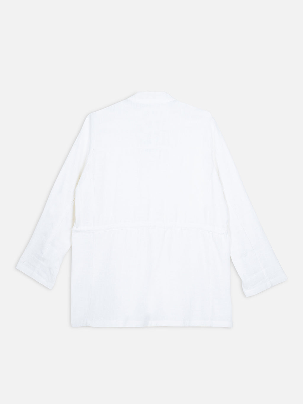 Women's Offwhite 100% Cotton Regular Fit Jacket