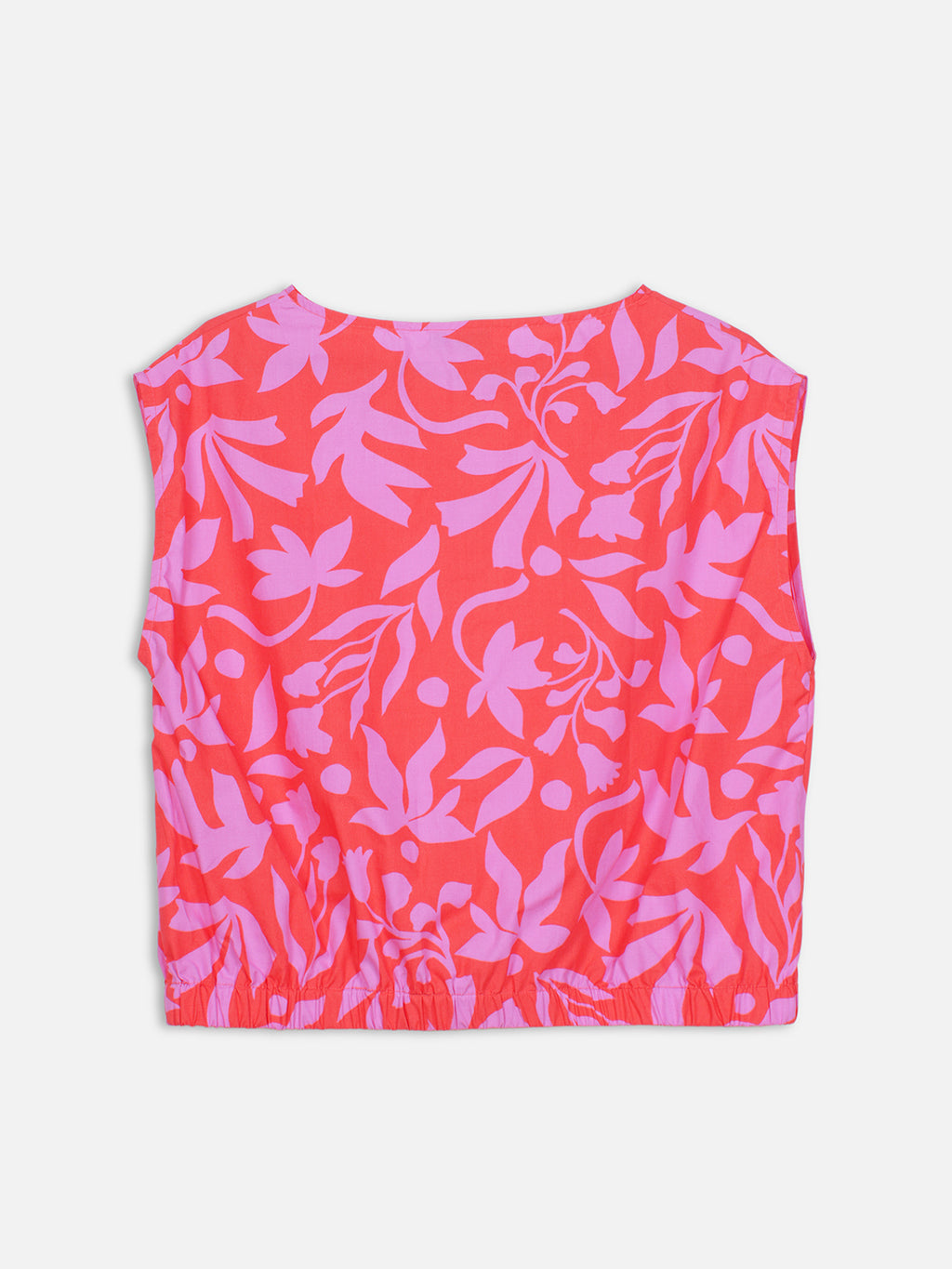 Women's Pink 100% Cotton Regular Fit Blouse