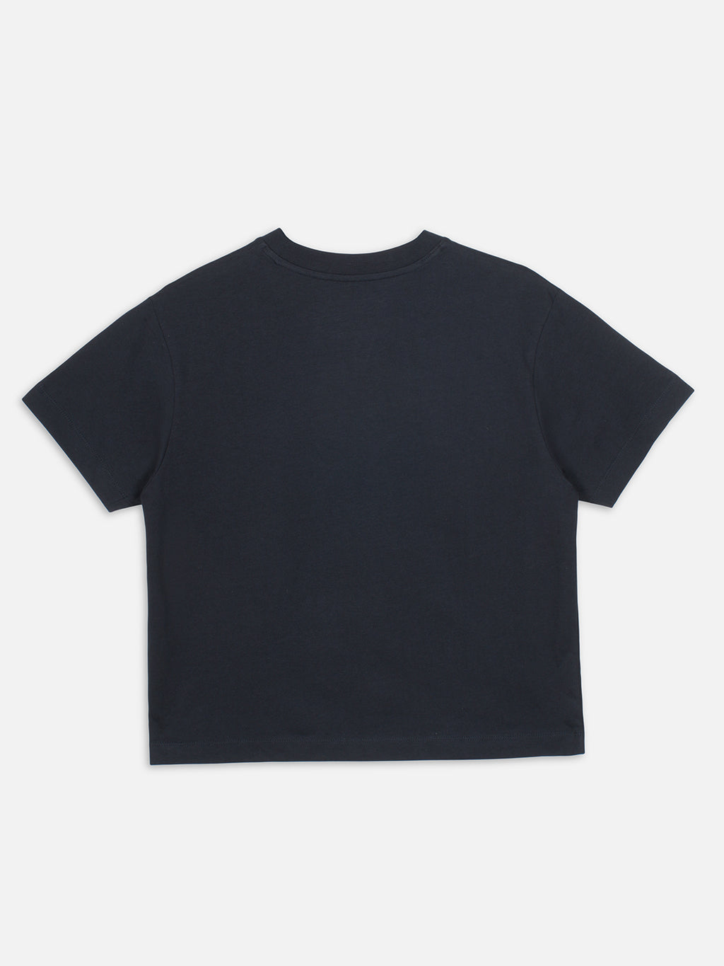 Women's Navy 100% Organic Cotton Regular Fit Tshirt
