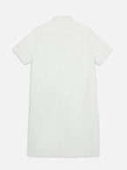 Women's Offwhite 100% Cotton Regular Fit Dress