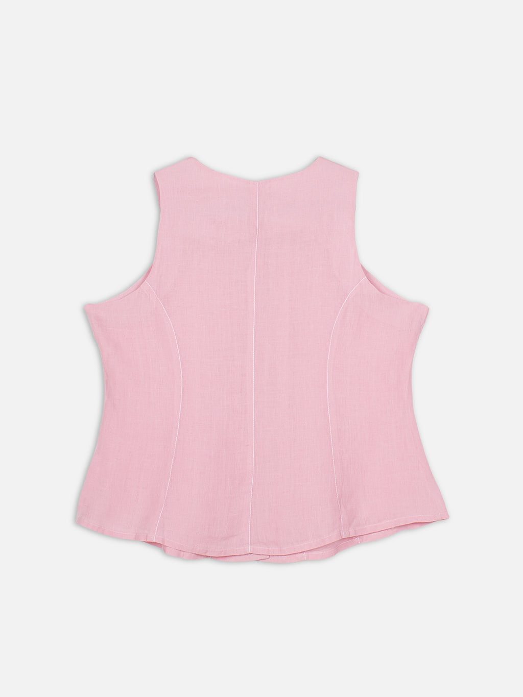 Women's Rose 100% Linen Regular Fit Blouse