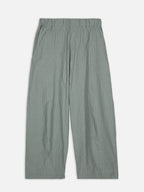 Women's Sage Cotton Lycra Barrel Leg Pant