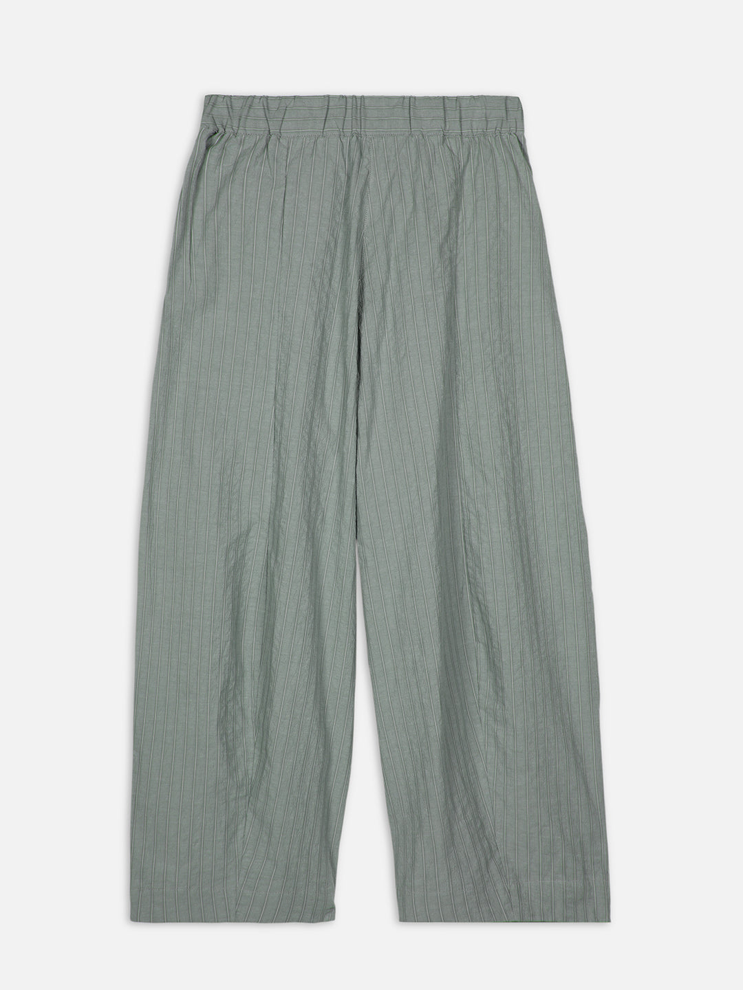 Women's Sage Cotton Lycra Barrel Leg Pant
