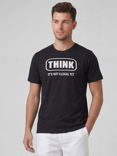 Men’s Organic Cotton Regular Fit Round Neck T-Shirt Black