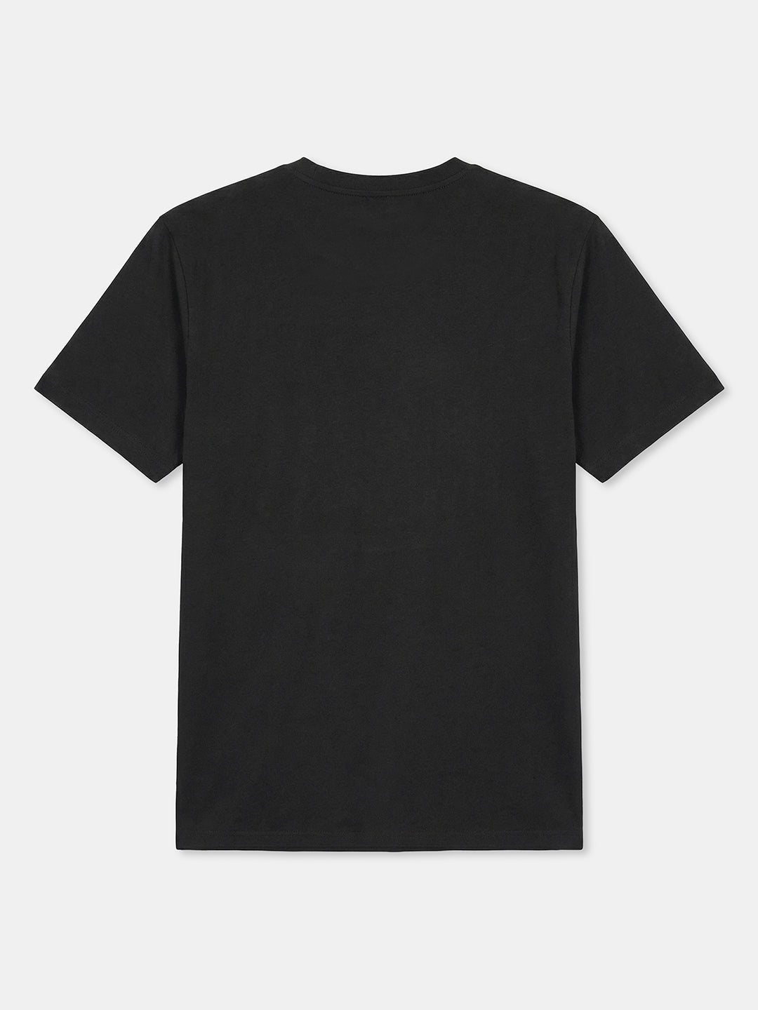 Men's Black 100% Organic Cotton Regular Fit Tshirt