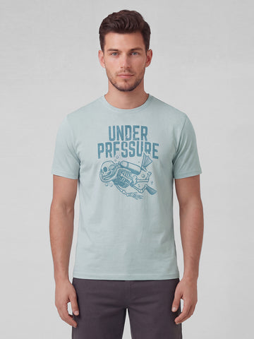 Men's Grey 100% Organic Cotton Regular Fit Tshirt