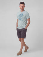 Men's Grey 100% Organic Cotton Regular Fit Tshirt
