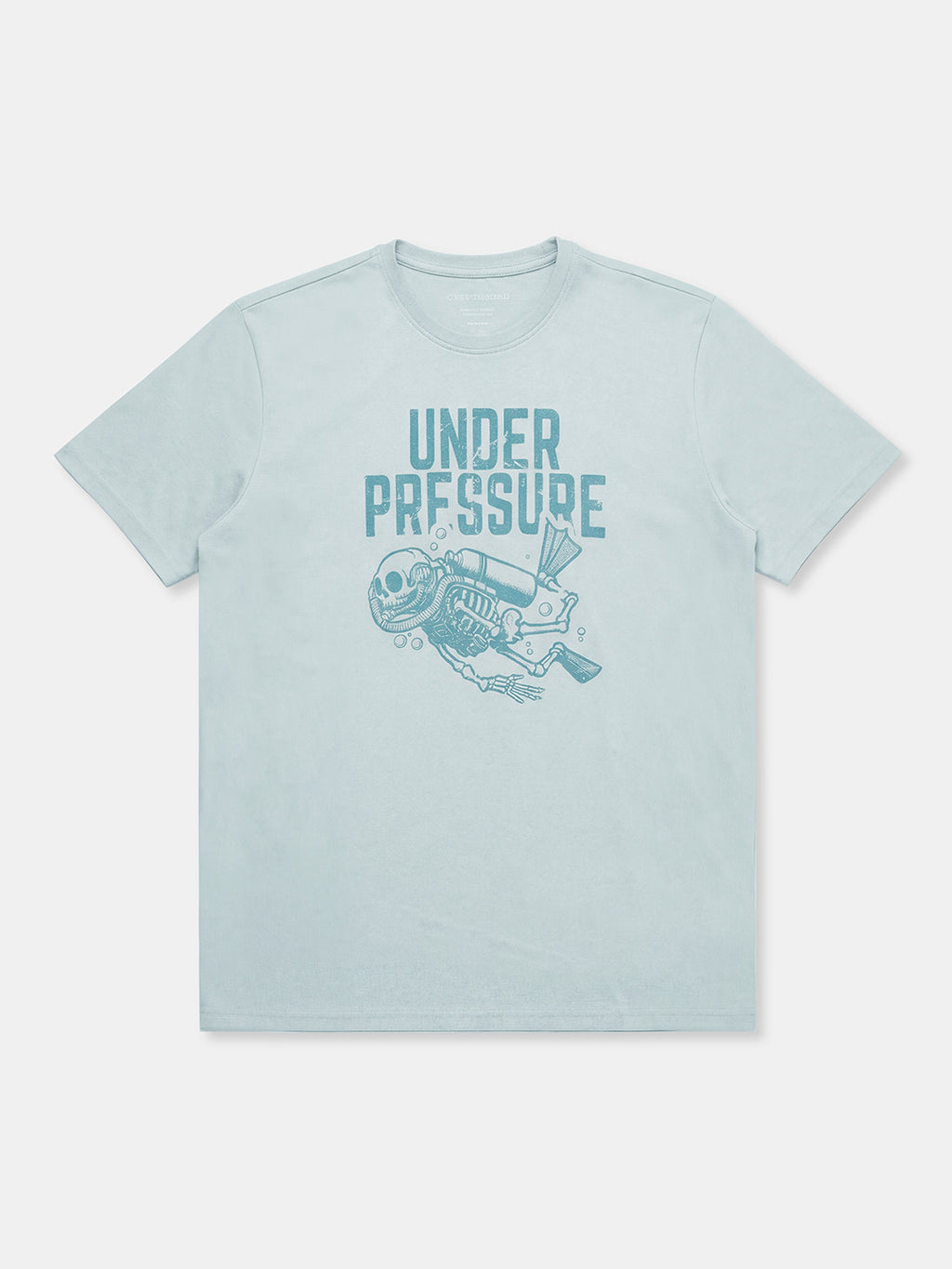 Men's Grey 100% Organic Cotton Regular Fit Tshirt
