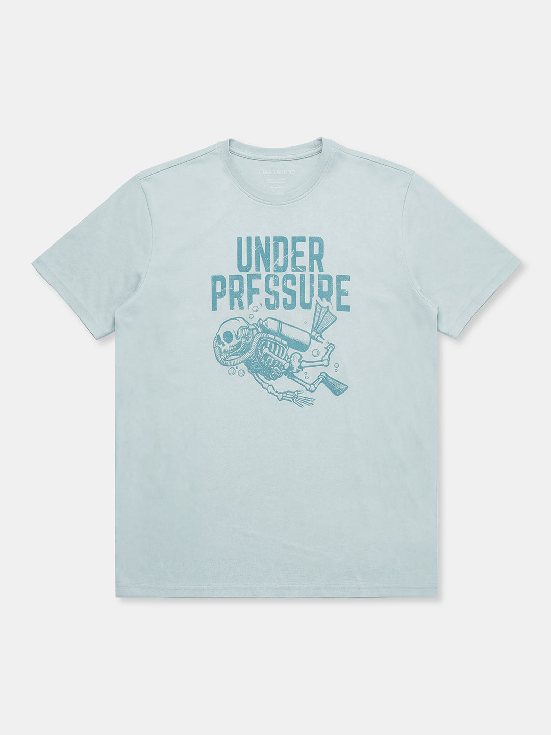 Men's Grey 100% Organic Cotton Regular Fit Tshirt