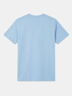 Men’s Organic Cotton Regular Fit Round Neck T-Shirt Blue