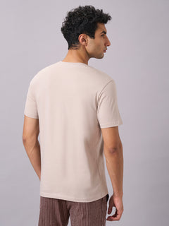 Men’s Organic Cotton Regular Fit T-Shirt Sand