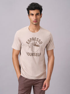 Men’s Organic Cotton Regular Fit T-Shirt Sand