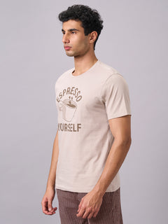 Men’s Organic Cotton Regular Fit T-Shirt Sand