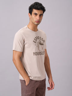 Men’s Organic Cotton Regular Fit T-Shirt Sand