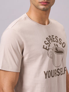 Men’s Organic Cotton Regular Fit T-Shirt Sand