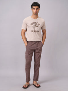 Men’s Organic Cotton Regular Fit T-Shirt Sand