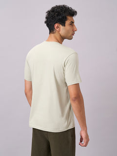 Men’s Organic Cotton Regular Fit Half Sleeve T-Shirt Green