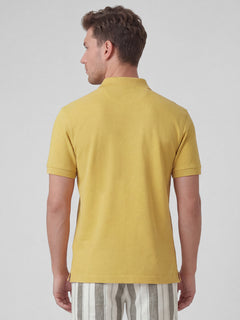 Men’s Organic Cotton Regular Fit T-Shirt Mustard