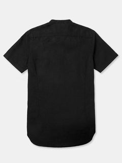 Men’s Linen Cotton Regular Fit Shirt Black