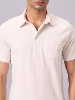 Men’s Organic Cotton Regular Fit T-Shirt Natural