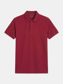 Men’s Organic Cotton Regular Fit Half Sleeve T-Shirt Red