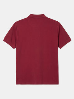 Men’s Organic Cotton Regular Fit Half Sleeve T-Shirt Red