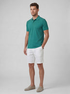 Men's Teal 100% Organic Cotton Regular Fit Tshirt