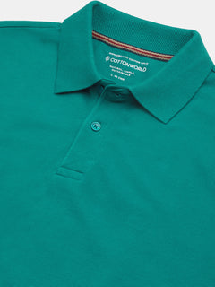 Men’s Organic Cotton Regular Fit T-Shirt Teal