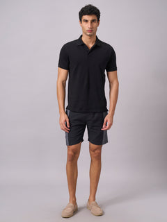 Men’s Organic Cotton Regular Fit Polo T-Shirt Black