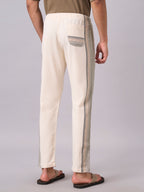 Men's Natural 100% Cotton Regular Fit Pant
