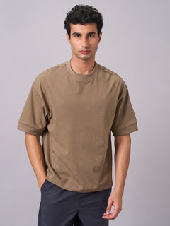 Men’s Cotton Relax Fit T-Shirt Khaki