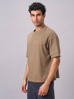 Men’s Cotton Relax Fit T-Shirt Khaki