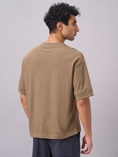 Men’s Cotton Relax Fit T-Shirt Khaki