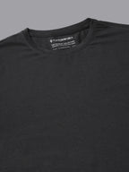Men's Grey Cotton Bamboo Elastane Regular Fit Tshirt