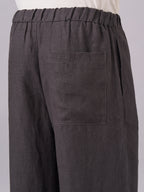 Men's Slate 100% Linen Loose Fit Pant