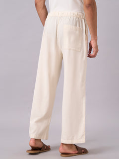 Men’s Cotton Loose Fit Pant Off White