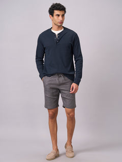 Men’s Cotton Elastane Regular Fit T-Shirt Navy
