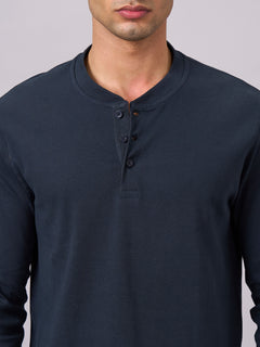 Men’s Cotton Elastane Regular Fit T-Shirt Navy