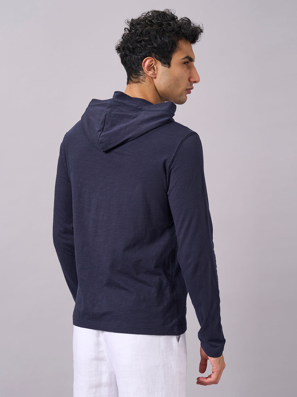 Men's Navy 100% Organic Cotton Regular Fit Tshirt