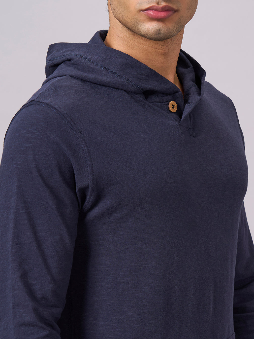 Men's Navy 100% Organic Cotton Regular Fit Tshirt