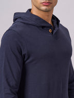 Men's Navy 100% Organic Cotton Regular Fit Tshirt