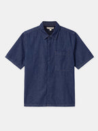 Men's Denim Blue 100% Cotton Regular Fit Shirt