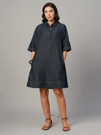 Women's Denim 100% Cotton Boxy Fit Dress