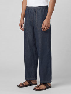 Men’s Cotton Denim Loose Fit Pant Blue