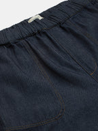 Men's Denim Blue 100% Cotton Loose Fit Pant